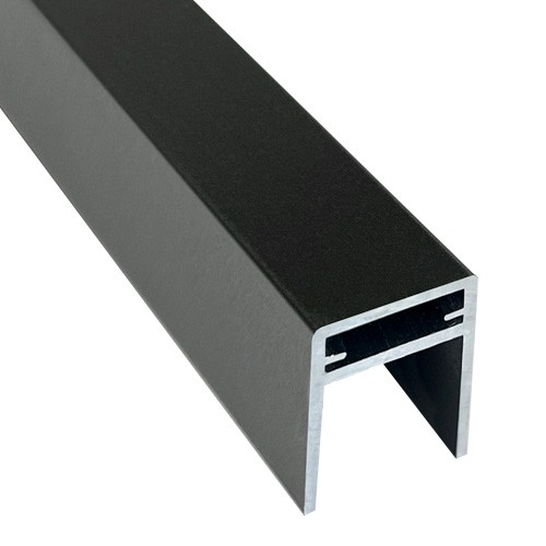 П-профиль Алюминиевый EasyDecking 35x25 Черное дерево купить в Усть-Куте