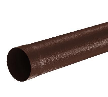 Водосток Aquasistem, Система 150/100 - Труба водосточная 1.00м RAL 8017 Коричневый matt купить в Усть-Куте