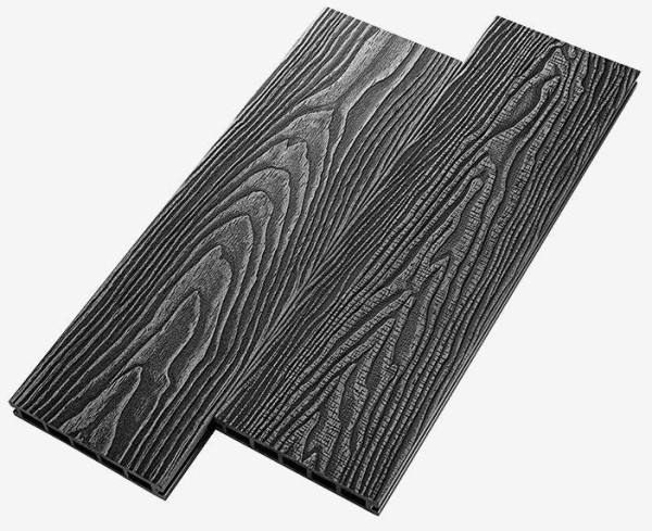 Террасная доска из ДПК RusDecking Unodeck Vintage - Графит купить в Усть-Куте