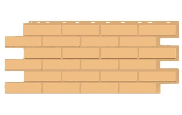 Фасадная панель T-Siding Кирпич Модерн Эко Крем купить в Усть-Куте