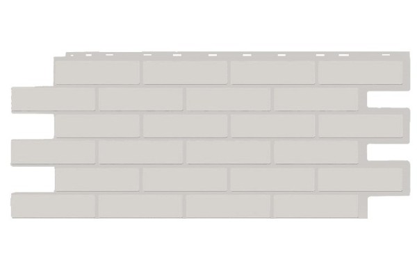 Фасадная панель T-Siding Кирпич Модерн Эко Уайт купить в Усть-Куте