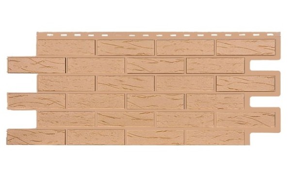 Фасадная панель T-Siding Кирпич Саман Эко Крем купить в Усть-Куте